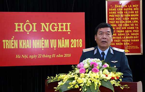 Văn phòng Bộ Tư lệnh Quân chủng PK-KQ triển khai nhiệm vụ năm 2018