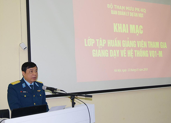 Khai mạc lớp tập huấn giảng viên tham gia giảng dạy về hệ thống VQ1-M