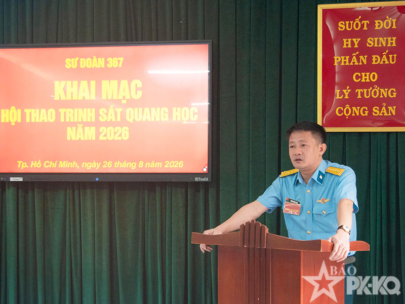 Sư đo&agrave;n 367 tổ chức Hội thao Trinh s&aacute;t quang học năm 2026