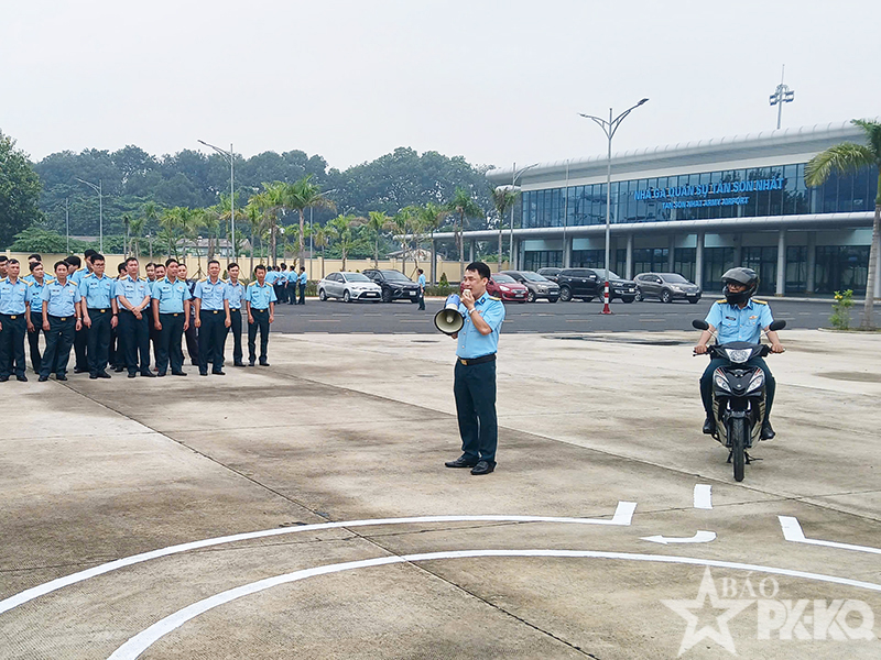 Sư đoàn 370 tổ chức huấn luyện công tác bảo đảm an toàn giao thông