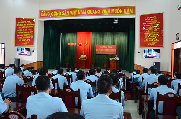 Quân chủng khai mạc Hội thi Điều lệnh cán bộ trung, lữ đoàn năm 2018