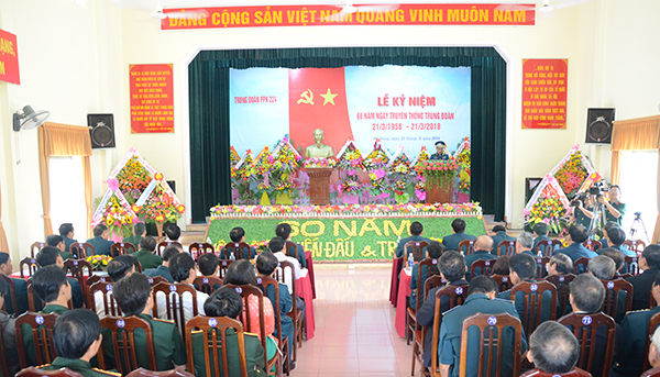 Trung đoàn Pháo Phòng không 224 kỷ niệm 60 năm Ngày truyền thống
