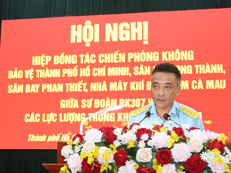 Hội nghị hiệp đồng tác chiến phòng không bảo vệ các mục tiêu trọng yếu giữa Sư đoàn 367 với các đơn vị trong khu vực Miền Nam