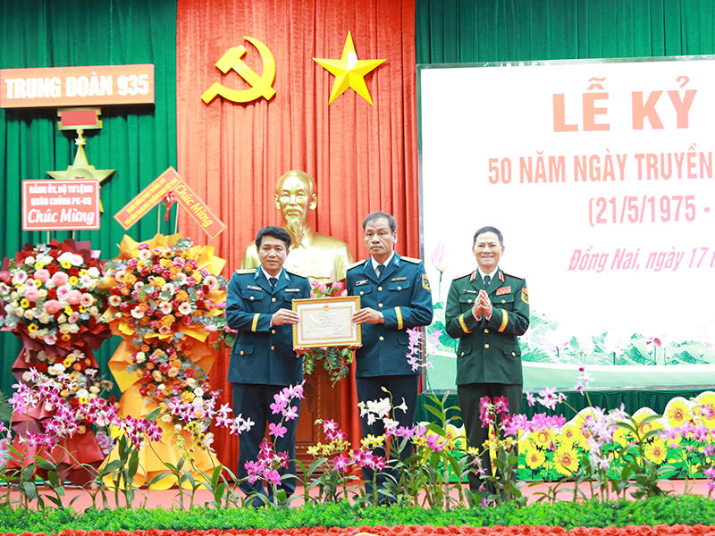 Trung đoàn 935 kỷ niệm 50 năm ngày truyền thống
