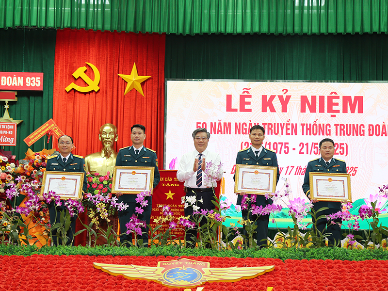 Trung đoàn 935 kỷ niệm 50 năm ngày truyền thống