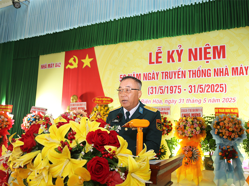 Nhà máy A42 kỷ niệm 50 năm ngày truyền thống (31-5-1975 /31-5-2025)