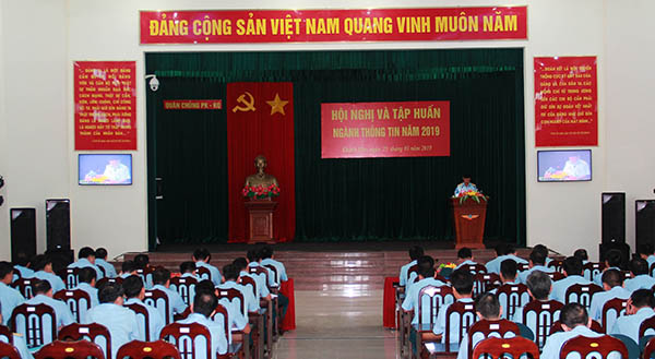 Quân chủng PK-KQ tổ chức Hội nghị và tập huấn ngành thông tin năm 2019