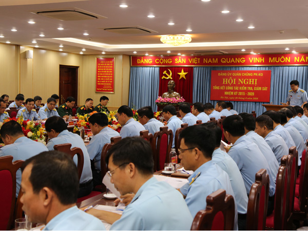 Quân chủng Phòng không-Không quân tổng kết công tác kiểm tra, giám sát nhiệm kỳ 2015-2020