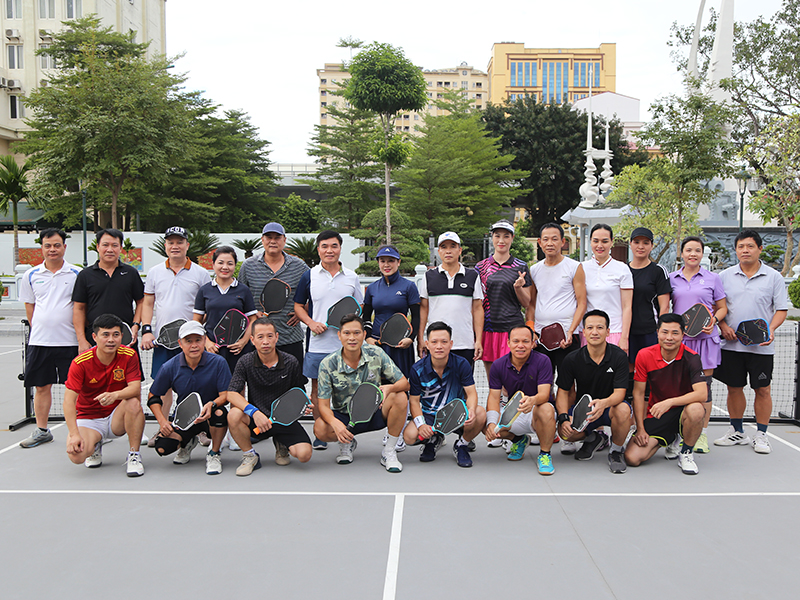Giao lưu Pickleball chào mừng Quân chủng Phòng không - Không quân đón nhận danh hiệu Anh hùng Lực lượng vũ trang nhân dân và kỷ niệm 62 năm Ngày truyền thống