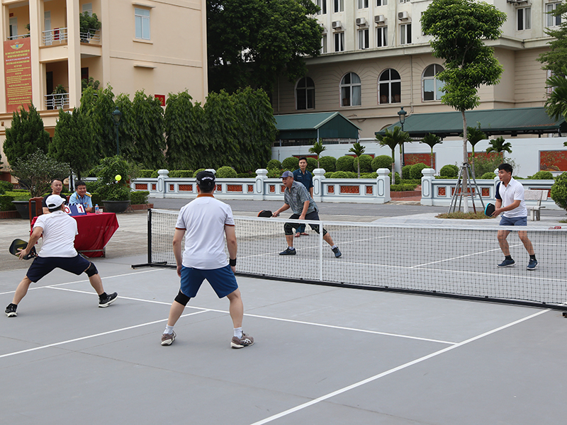 Giao lưu Pickleball chào mừng Quân chủng Phòng không - Không quân đón nhận danh hiệu Anh hùng Lực lượng vũ trang nhân dân và kỷ niệm 62 năm Ngày truyền thống