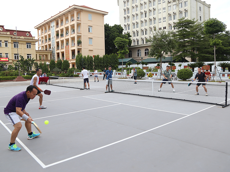 Giao lưu Pickleball chào mừng Quân chủng Phòng không - Không quân đón nhận danh hiệu Anh hùng Lực lượng vũ trang nhân dân và kỷ niệm 62 năm Ngày truyền thống