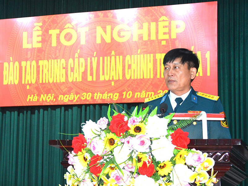 Học viện Phòng không - Không quân tổ chức Lễ tốt nghiệp đào tạo Trung cấp lý luận chính trị, khóa 1