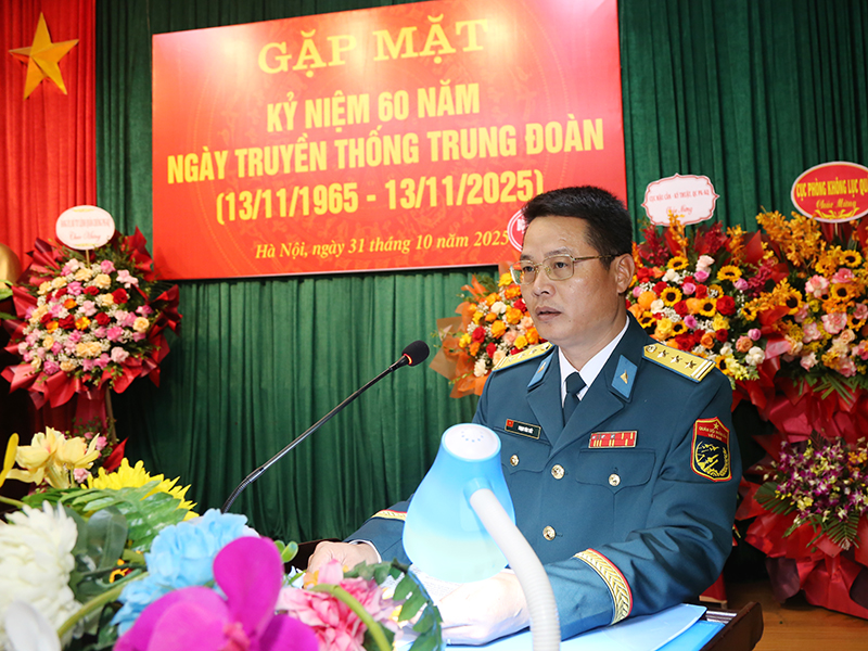 Trung đoàn 274 tổ chức Gặp mặt kỷ niệm 60 năm Ngày truyền thống (13-11-1965 / 13-11-2025)