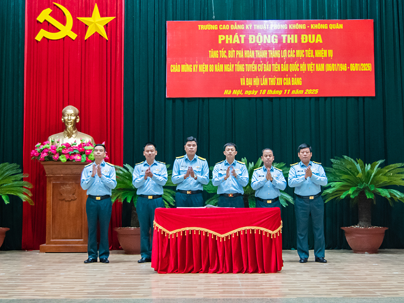 Các đơn vị phát động thi đua chào mừng kỷ niệm 80 năm Ngày Tổng tuyển cử đầu tiên bầu Quốc hội Việt Nam và Đại hội đại biểu toàn quốc lần thứ XIV của Đảng