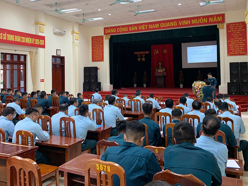 Viện Kiểm sát quân sự Khu vực 1, Quân chủng Phòng không - Không quân tổ chức phổ biến, giáo dục pháp luật năm 2025 tại Trung đoàn 238