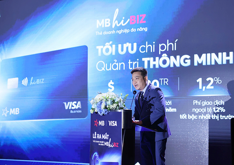 MB giới thiệu thẻ doanh nghiệp MB Hi BIZ thông minh: Quản trị tinh gọn, giao thương quốc tế
