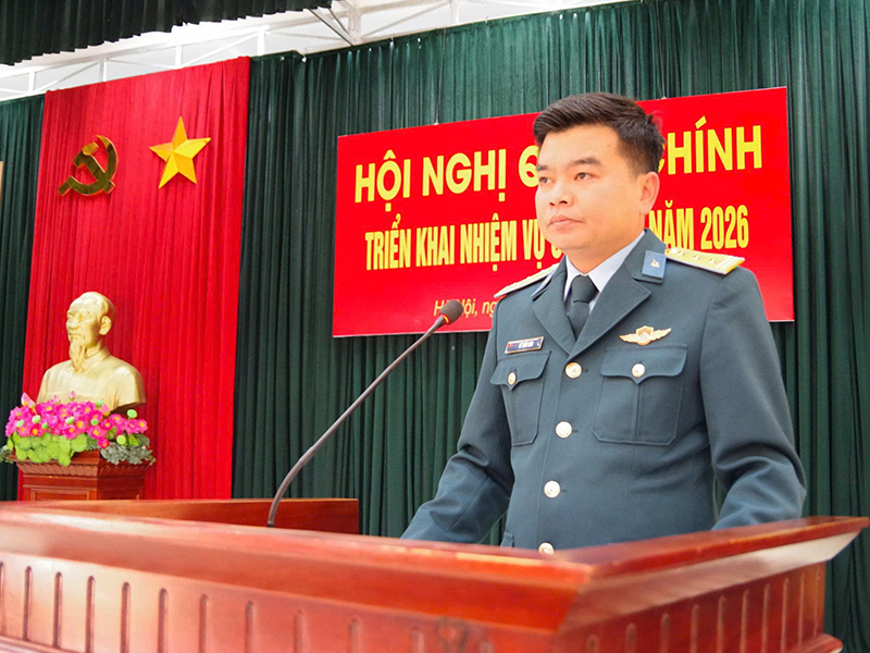 Trung đoàn 64 tổ chức Hội nghị quân chính triển khai nhiệm vụ công tác năm 2026