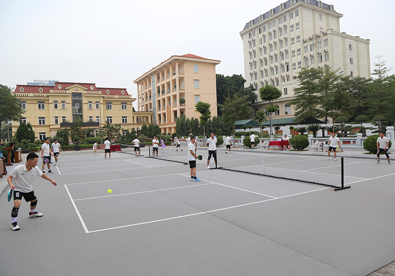 Cục Chính trị Quân chủng PK-KQ tổ chức giải thi đấu Pickleball chào mừng kỷ niệm 81 năm Ngày thành lập Quân đội nhân dân Việt Nam và 36 năm Ngày hội quốc phòng toàn dân