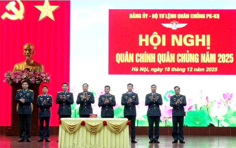 Qu&acirc;n chủng Ph&ograve;ng kh&ocirc;ng - Kh&ocirc;ng qu&acirc;n tổ chức Hội nghị qu&acirc;n ch&iacute;nh năm 2025