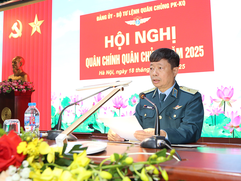 Qu&acirc;n chủng Ph&ograve;ng kh&ocirc;ng - Kh&ocirc;ng qu&acirc;n tổ chức Hội nghị qu&acirc;n ch&iacute;nh năm 2025