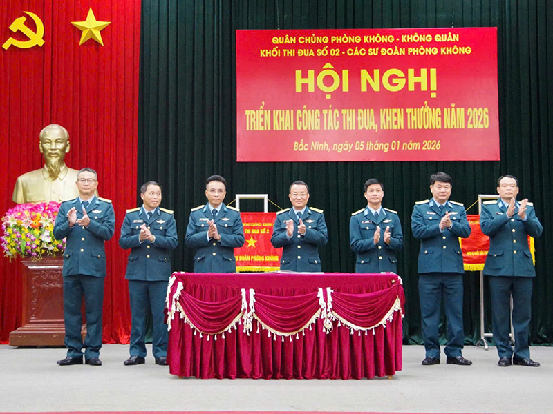 Khối thi đua số 2, Qu&acirc;n chủng Ph&ograve;ng kh&ocirc;ng - Kh&ocirc;ng qu&acirc;n tổ chức hội nghị triển khai c&ocirc;ng t&aacute;c thi đua, khen thưởng năm 2026