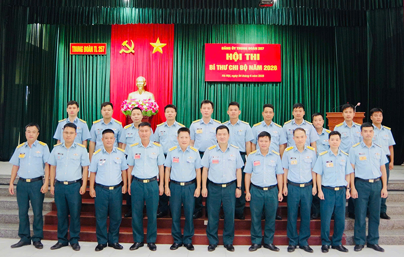 Đảng ủy Trung đo&agrave;n 257 tổ chức Hội thi B&iacute; thư chi bộ năm 2026