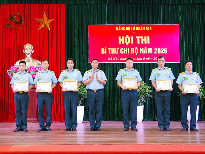 Đảng bộ Lữ đo&agrave;n 918 tổ chức Hội thi B&iacute; thư Chi bộ năm 2026