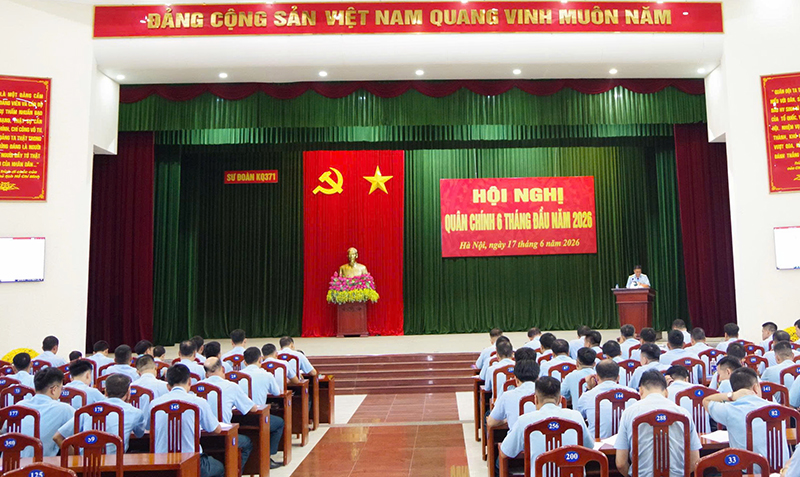 Sư đoàn 371 tổ chức Hội nghị quân chính 6 tháng đầu năm 2026