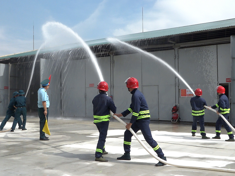Kho K332 chủ động bảo đảm an toàn phòng, chống cháy nổ trong mùa Hè