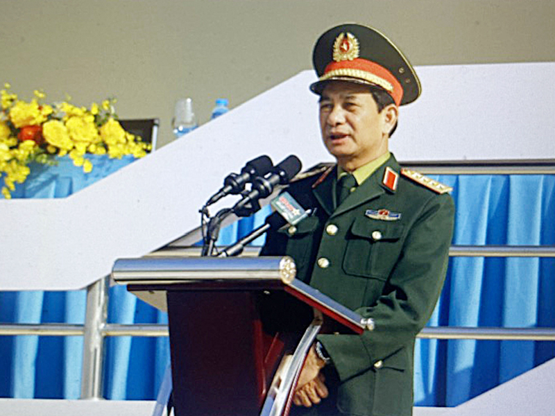 Đại tướng Phan Văn Giang - Bộ trưởng Bộ Quốc phòng kiểm tra công tác chuẩn bị Triển lãm Quốc phòng quốc tế năm 2024