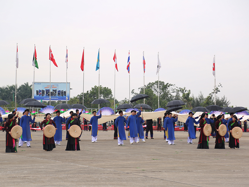 Thượng tướng Hoàng Xuân Chiến - Thứ trưởng Bộ Quốc phòng kiểm tra công tác chuẩn bị tổ chức Triển lãm Quốc phòng quốc tế Việt Nam 2024