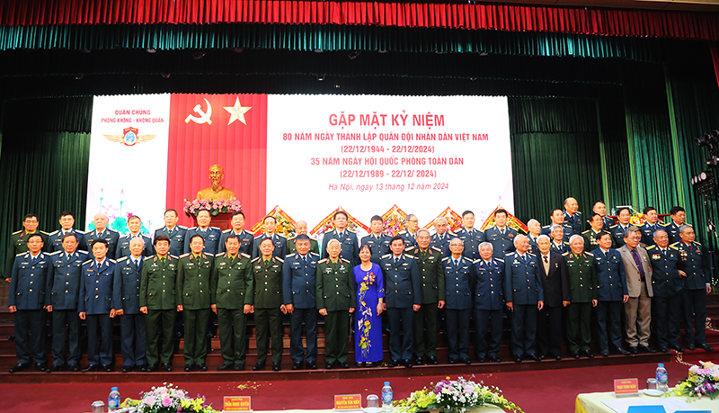 Quân chủng Phòng không - Không quân tổ chức Gặp mặt kỷ niệm 80 năm Ngày thành lập Quân đội nhân dân Việt Nam, 35 năm Ngày hội Quốc phòng toàn dân
