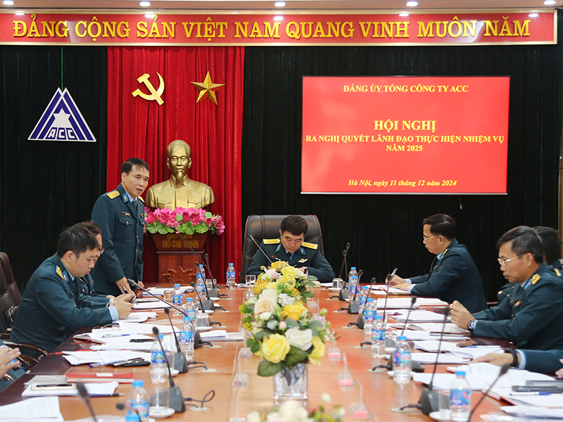 Đảng ủy Tổng công ty Xây dựng công trình hàng không ACC ra Nghị quyết lãnh đạo thực hiện nhiệm vụ năm 2025