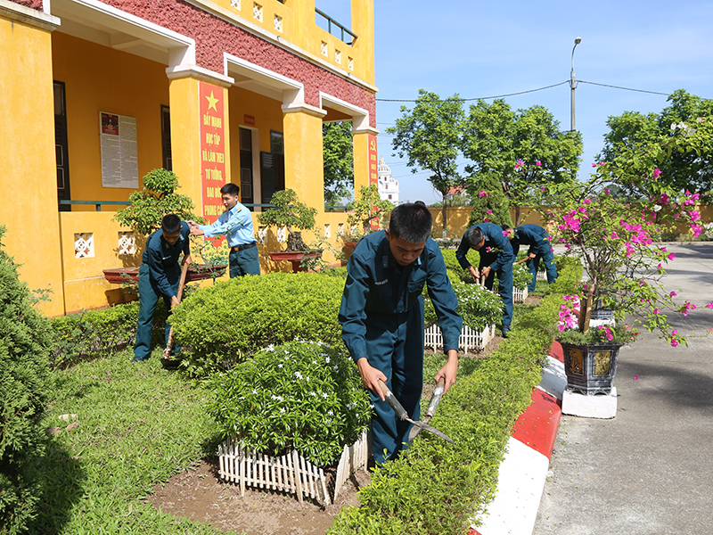 “Sáng, xanh, sạch, đẹp” ở Tiểu đoàn 62