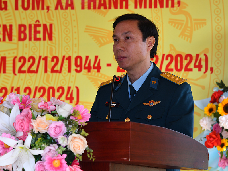 Quân chủng Phòng không - Không quân khánh thành và bàn giao Nhà văn hóa bản Púng Tôm, xã Thanh Minh, TP Điện Biên Phủ, tỉnh Điện Biên