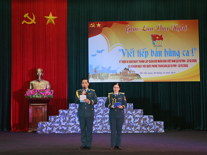 Lữ đoàn 26 tổ chức giao lưu văn nghệ “80 năm viết tiếp bản hùng ca”