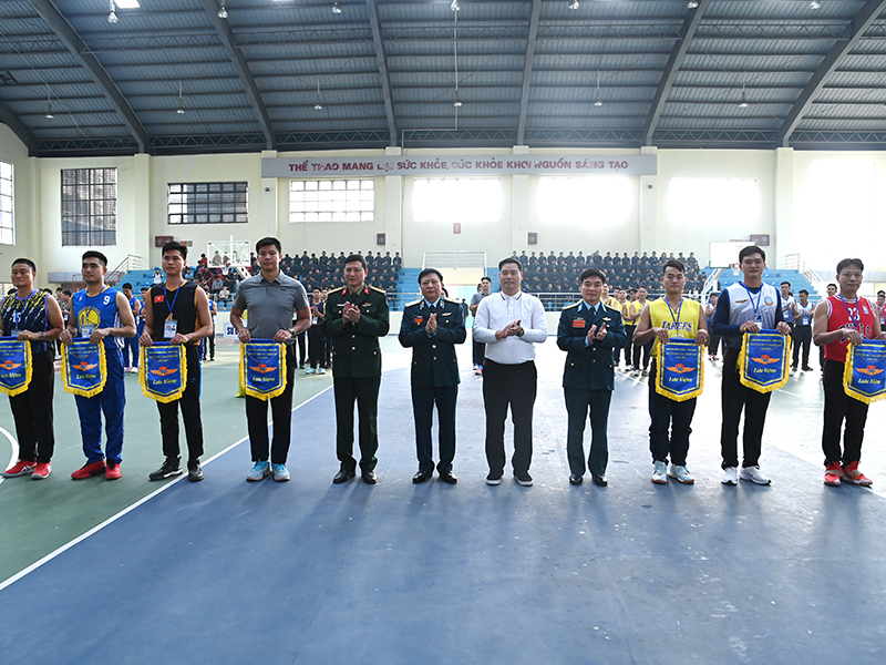 Khai mạc Giải bóng rổ Quân chủng Phòng không-Không quân năm 2024