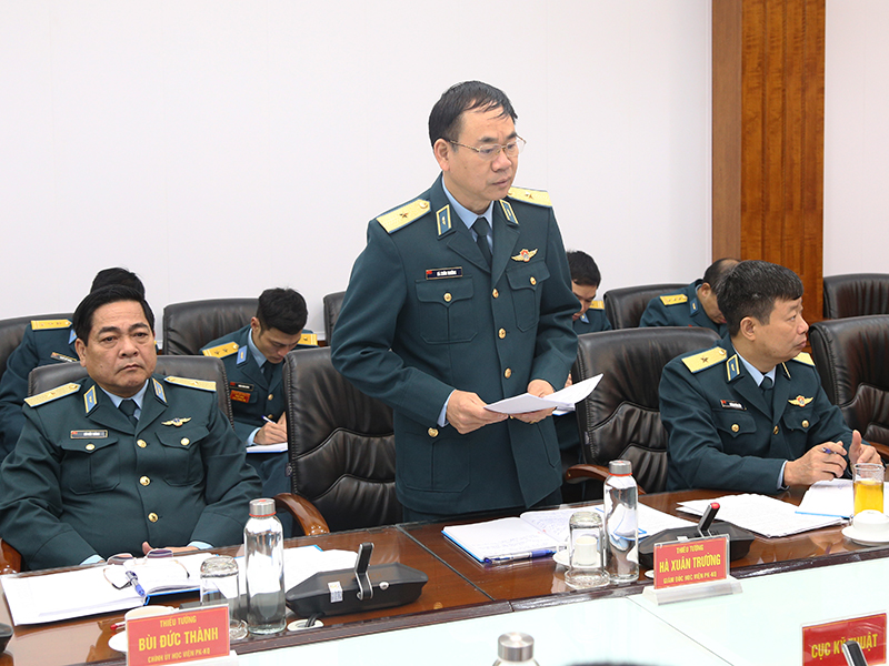 Quân chủng Phòn không - Không quân giao nhiệm vụ xây dựng đội ngũ cán bộ, giảng viên Học viện PK-KQ đạt tiêu chuẩn chức danh GS, PGS giai đoạn 2023-2030 và những năm tiếp theo