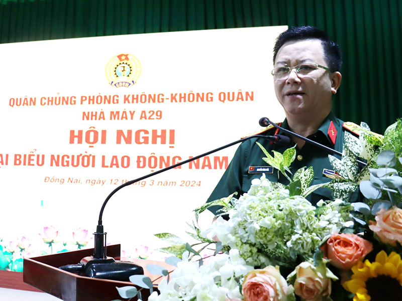Nhà máy A29 tổ chức Hội nghị đại biểu người lao động năm 2024