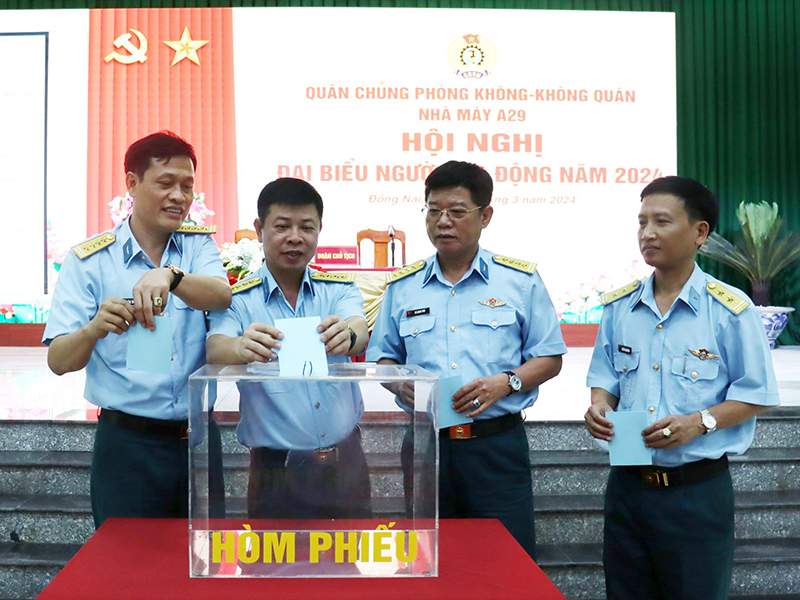 Nhà máy A29 tổ chức Hội nghị đại biểu người lao động năm 2024