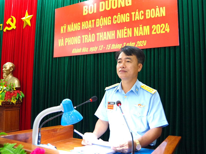 Sư đoàn 377 tổ chức bồi dưỡng cán bộ Đoàn năm 2024