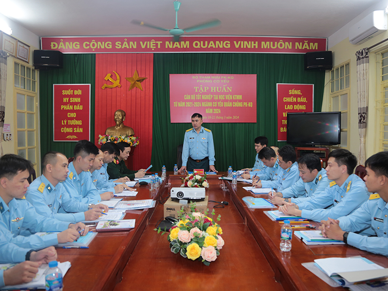 Hội nghị tập huấn đội ngũ cán bộ Ngành Cơ yếu Quân chủng Phòng không - Không quân