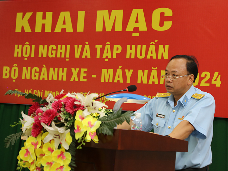 Quân chủng Phòng không - Không quân tập huấn cán bộ Ngành Xe - Máy năm 2024
