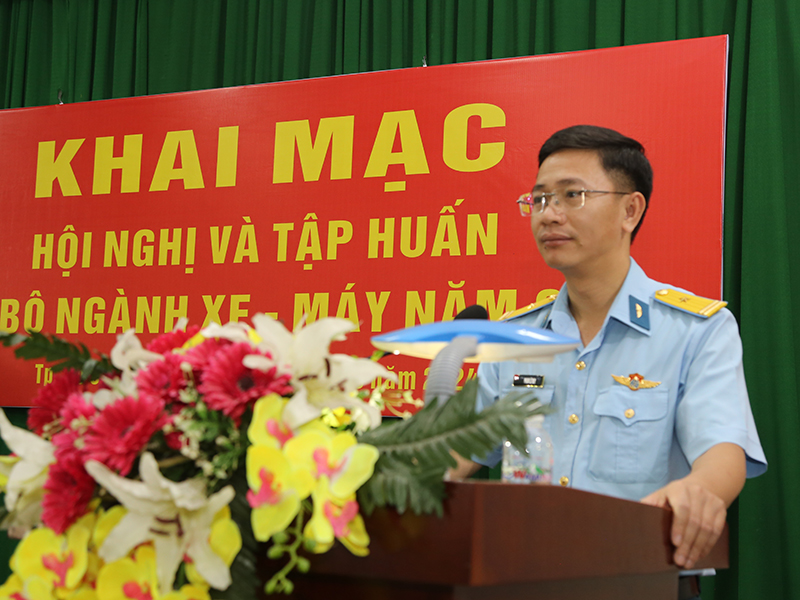 Quân chủng Phòng không - Không quân tập huấn cán bộ Ngành Xe - Máy năm 2024