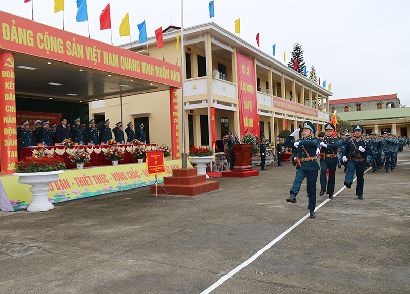 Các đơn vị trong Quân chủng Phòng không - Không quân tổ chức Lễ ra quân huấn luyện và phát động đợt thi đua cao điểm