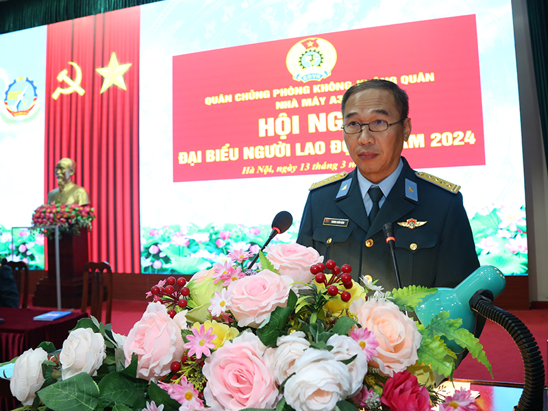Nhà máy A31 tổ chức Hội nghị đại biểu Người lao động năm 2024