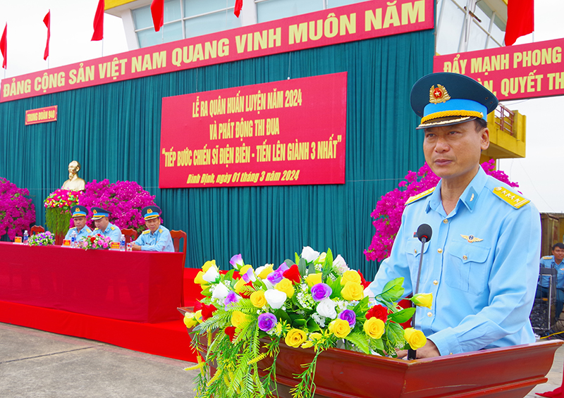 Các đơn vị trong Quân chủng Phòng không - Không quân tổ chức Lễ ra quân huấn luyện và phát động đợt thi đua cao điểm