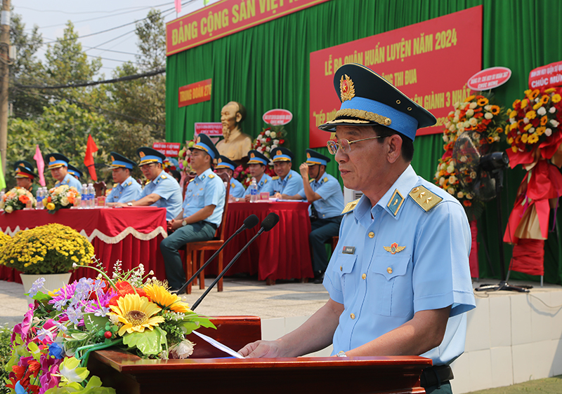 Các đơn vị trong Quân chủng Phòng không - Không quân tổ chức Lễ ra quân huấn luyện năm 2024