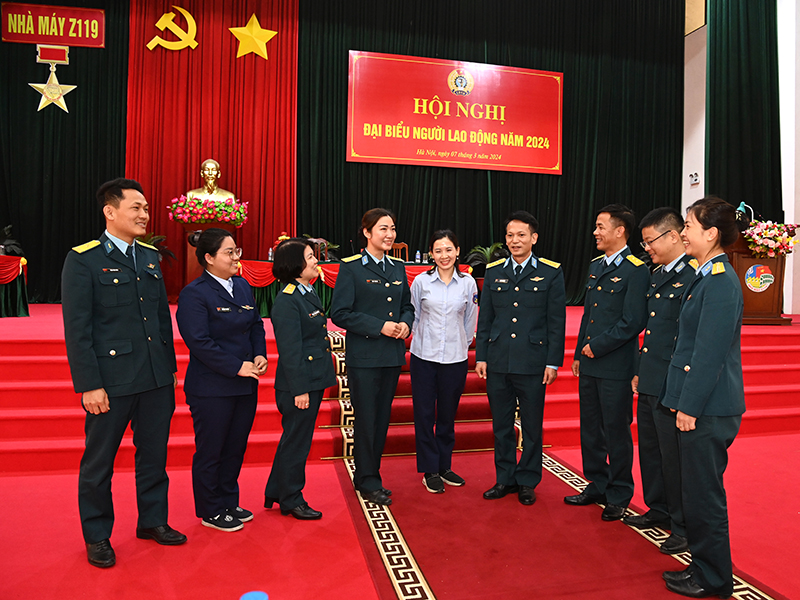 Công đoàn cơ sở Nhà máy Z119 tổ chức Hội nghị đại biểu Người lao động năm 2024