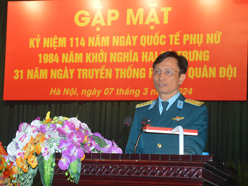 Các cơ quan, đơn vị trong Quân chủng Phòng không - Không quân gặp mặt kỷ niệm 114 năm Ngày Quốc tế Phụ nữ 8-3